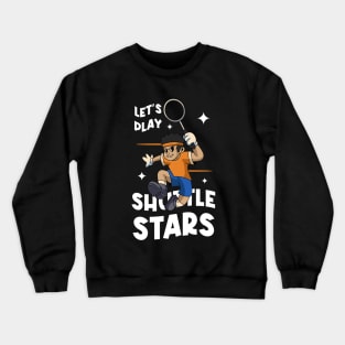 Badminton Glory Mascot Crewneck Sweatshirt